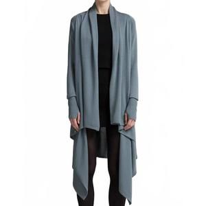 NEW NFP long sleeve wrap snap tunic sweater/dress in mist grey